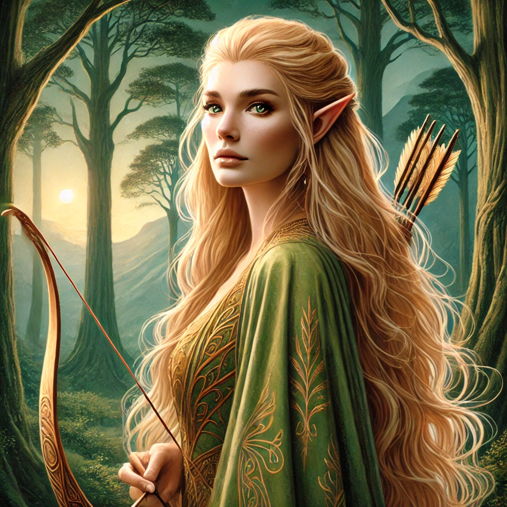 Portrait of Elves in Middle Earth