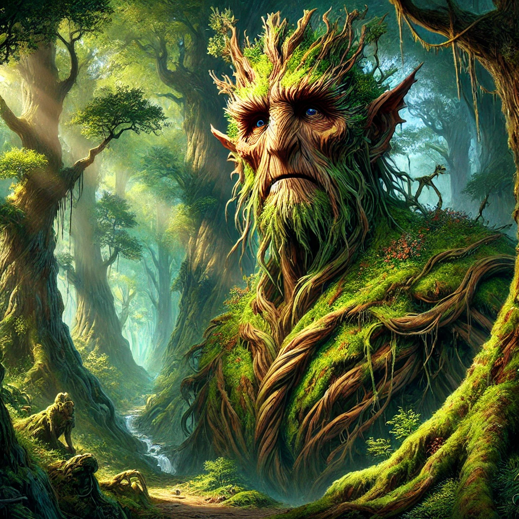 Portrait of Ents in Middle Earth