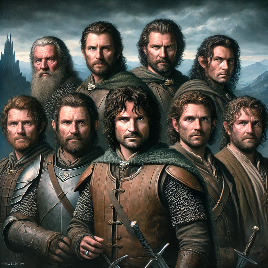 Portrait of Men in Middle Earth